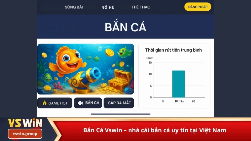 Bắn Cá Vswin – nhà cái bắn cá uy tín tại Việt Nam