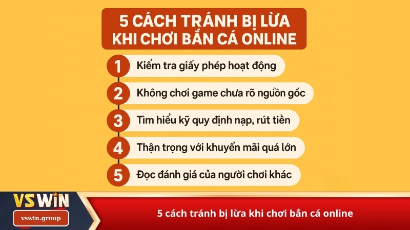 5 cách tránh bị lừa khi chơi bắn cá online