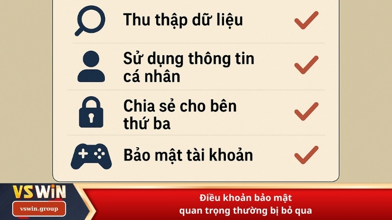 Điều khoản bảo mật quan trọng thường bị bỏ qua