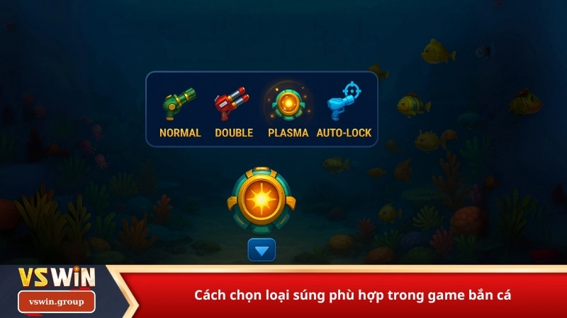 Cách chọn loại súng phù hợp trong game bắn cá