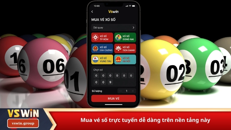 Mua vé số trực tuyến dễ dàng trên nền tảng này